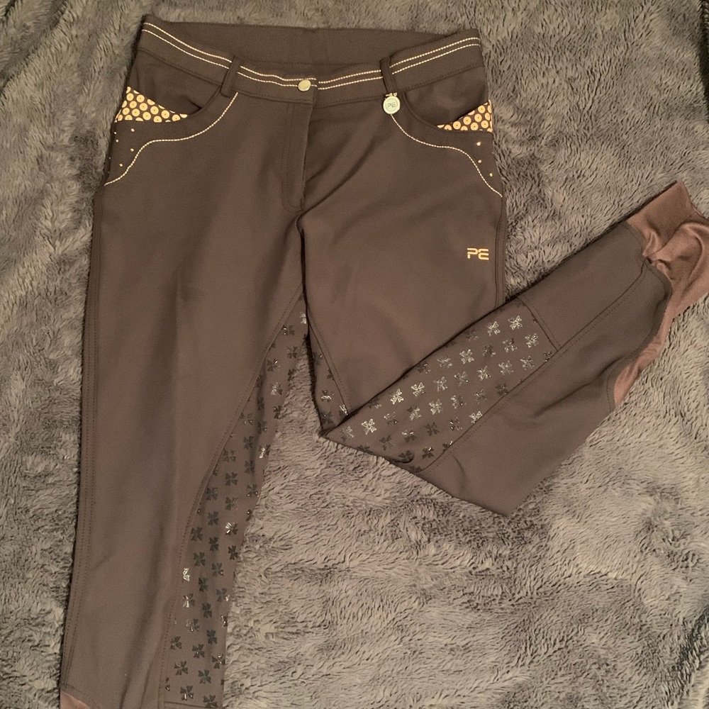 Premier Equine Chocolate Full Seat Breeches